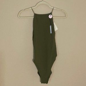 Dark Green Bodysuit